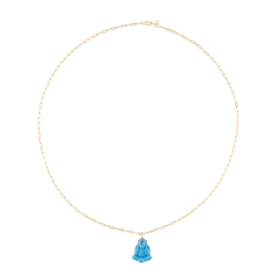 Jewelry Eshvi | Hear No Evil Necklace