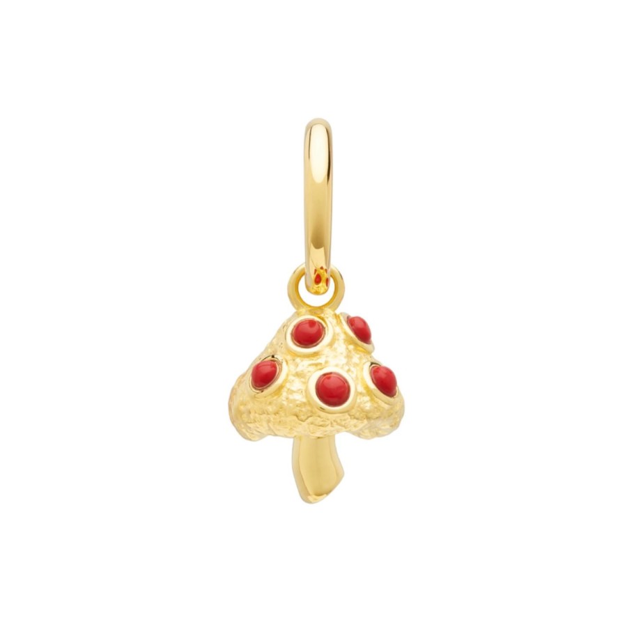 Jewelry Eshvi | Single Mushroom Earring