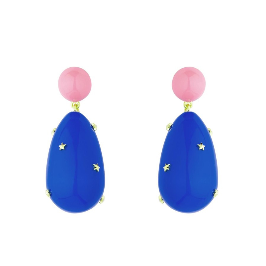 Jewelry Eshvi | Drop Earrings With Stars