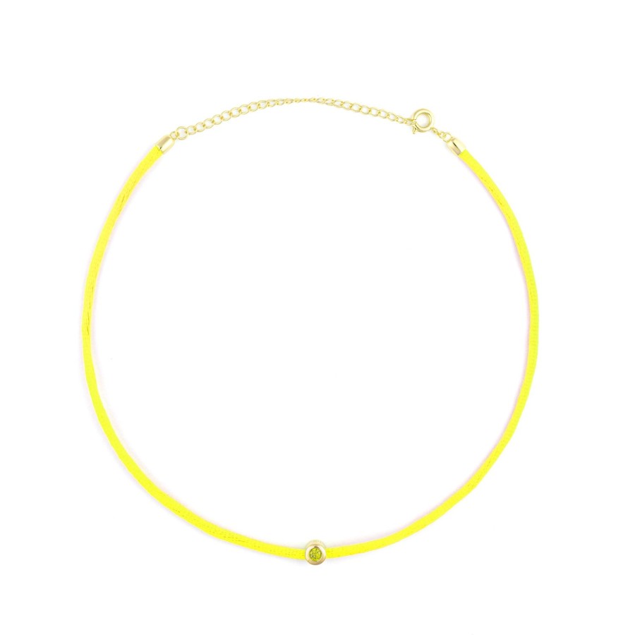 Jewelry Eshvi | Solar Plexus Chakra Choker