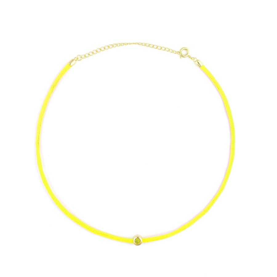 Jewelry Eshvi | Solar Plexus Chakra Choker