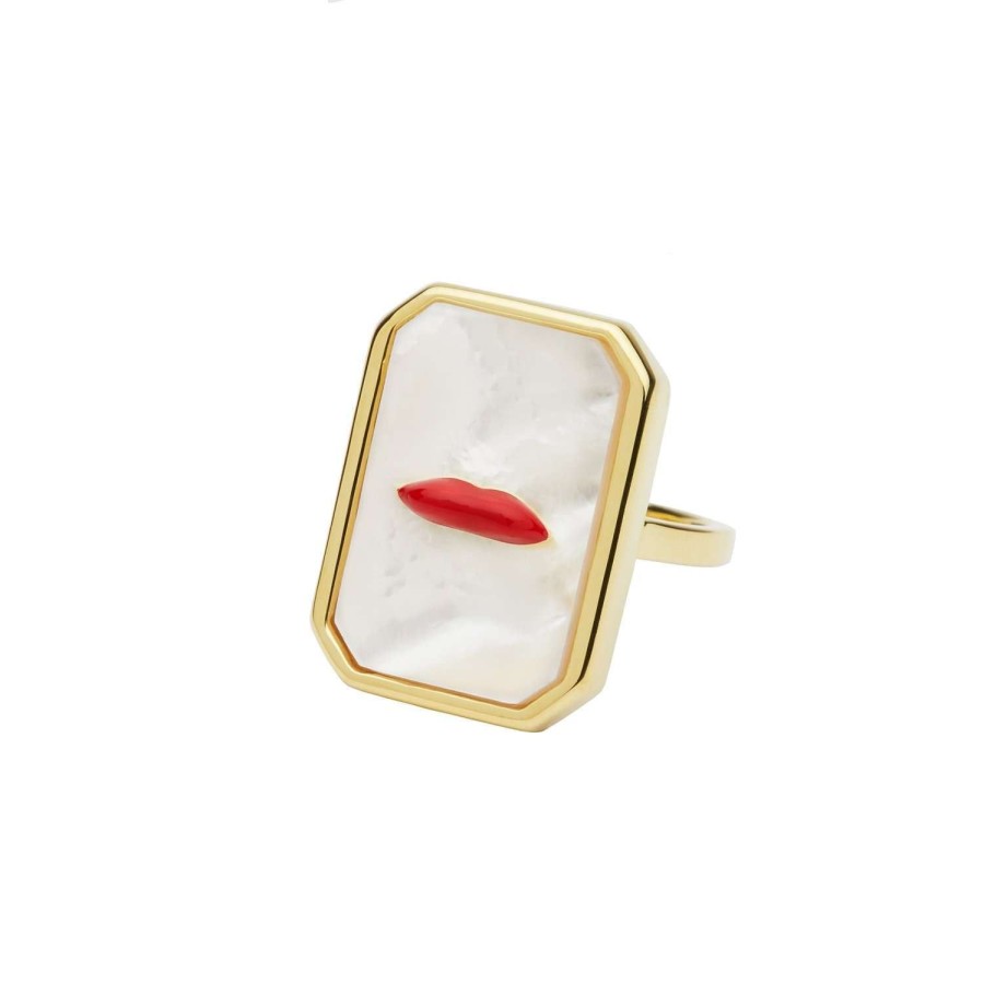 Jewelry Eshvi | Mop Lips Ring