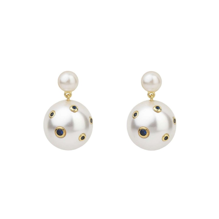 Jewelry Eshvi | Pearl Drop Earrings