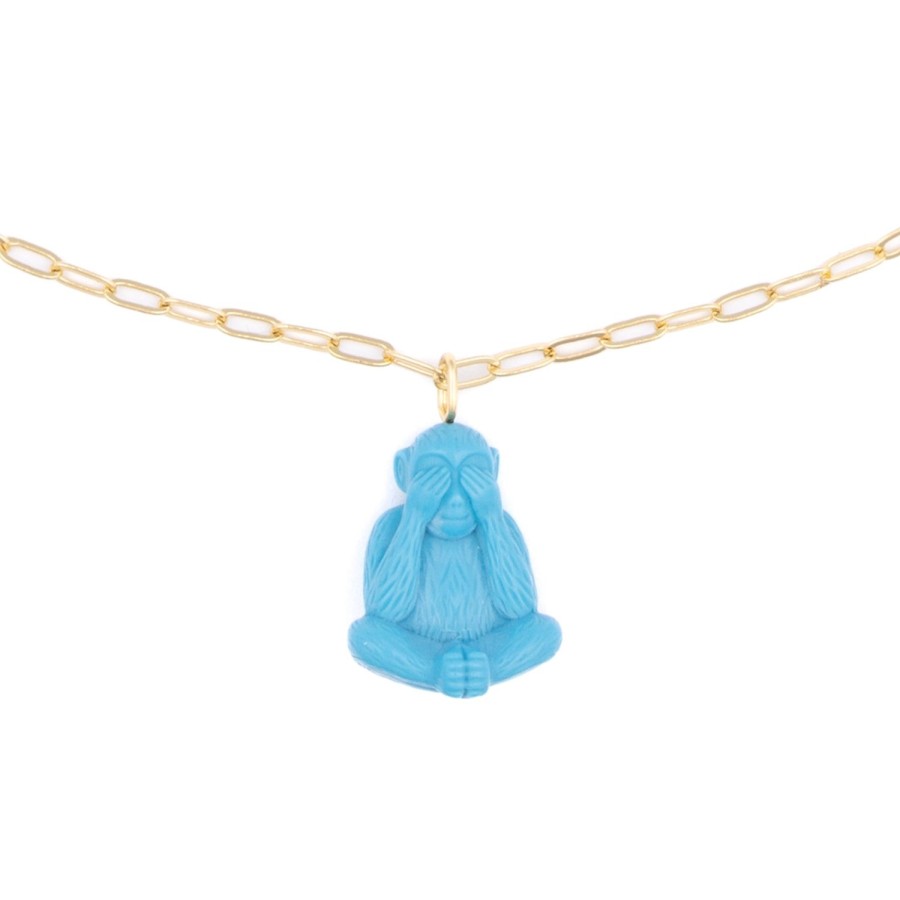 Jewelry Eshvi | See No Evil Necklace