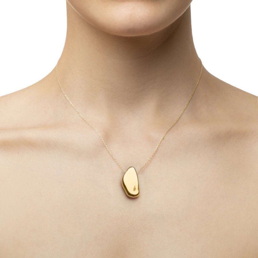 Jewelry Eshvi | Stone Mini Golden Pendant